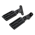 Black Rear Passenger Footpeg Pegs Mount Fit For Harley Touring Road King 93-25