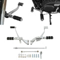 Chrome Forward Controls Pegs Levers Linkage Fit For Harley Sportster XL883 14-22