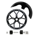23" Wheel Rim Dual Disc Hub Front Fender Fit For Harley Street Glide ABS 1997-21