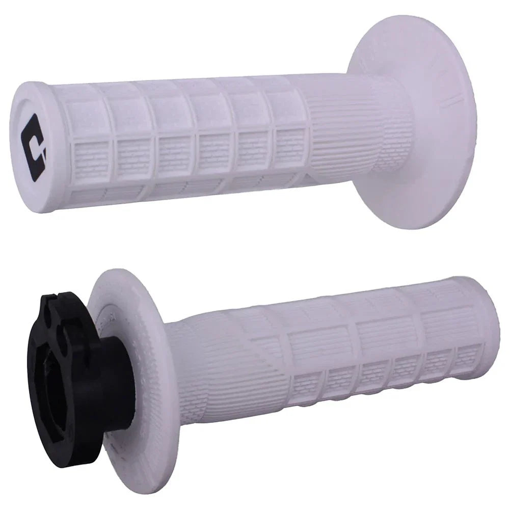 Odi H36RCWdf56-7a7d83 Recoil Full-Waffle SX-MX V2 Lock-On Grips White - Soft