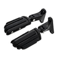 Black Rear Passenger Footpeg Pegs Mount Fit For Harley Touring Road Glide 93-25