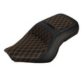 Black Orange Driver & Passenger Seat Fit For BMW R18 Transcontinental 2020-2024