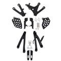 Rider Driver & Passenger Footrests Footpeg Bracket Fit For Honda CBR600RR 07-25
