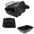 Black King Trunk Backrest Base Plate Fits For Harley Touring Street Glide 14-26