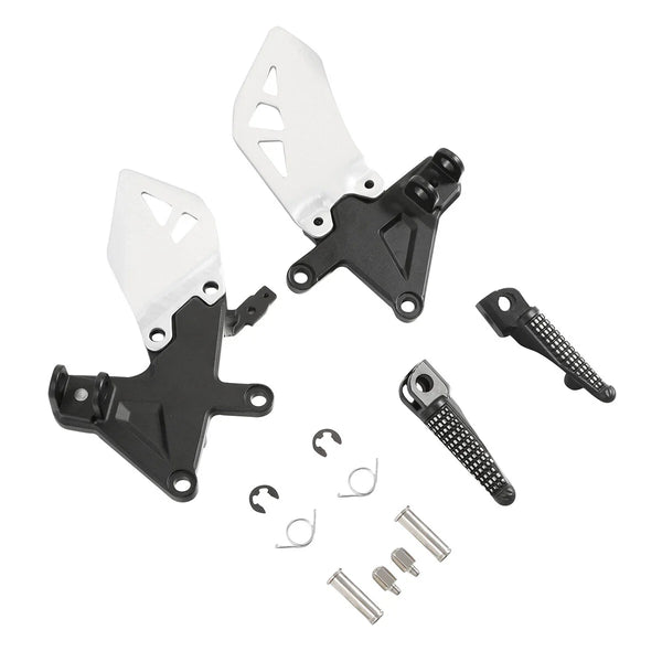 Driver Footpegs Foot Pegs Brackets Fit For Kawasaki Ninja ZX10R ZX 10R 2011-2020