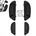 Black Driver & Passenger Floorboard Fit For Harley Touring 1986-2023 2020 2021