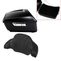 Matte Black King Trunk Pad Backrest Fit For Harley Touring Road King 14-25