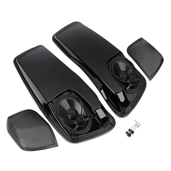 Saddlebag Lids 5"X7" Speakers Fit For Harley Touring Road Electra Glide 14-24 23