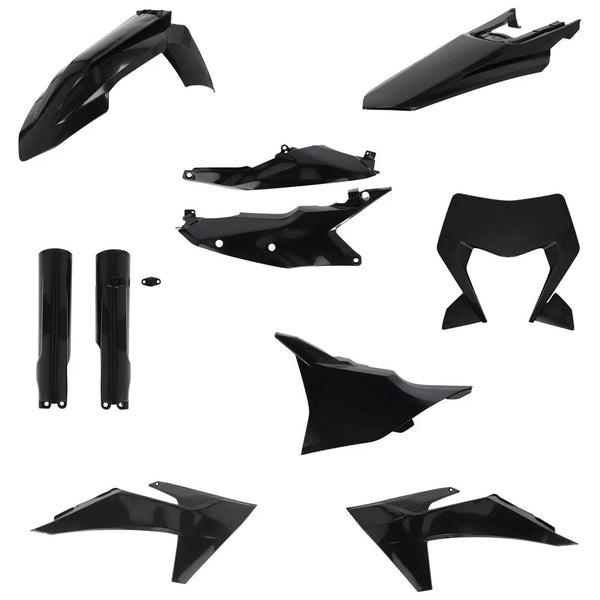 Acerbis 2986550001 Full Plastic Kit Black