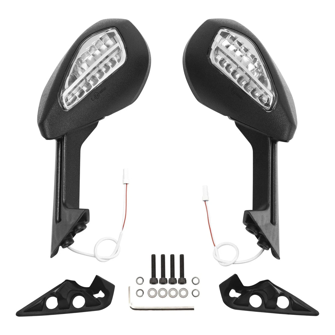 Rear-View Mirrors W/ Turn Signals Fit For Ducati 959 S Panigale 1299 S R 15-2020
