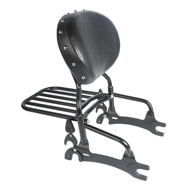 Backrest Sissy Bar W/ Pad Luggage Rack For Indian Chief Classic Vintage 14-18 17