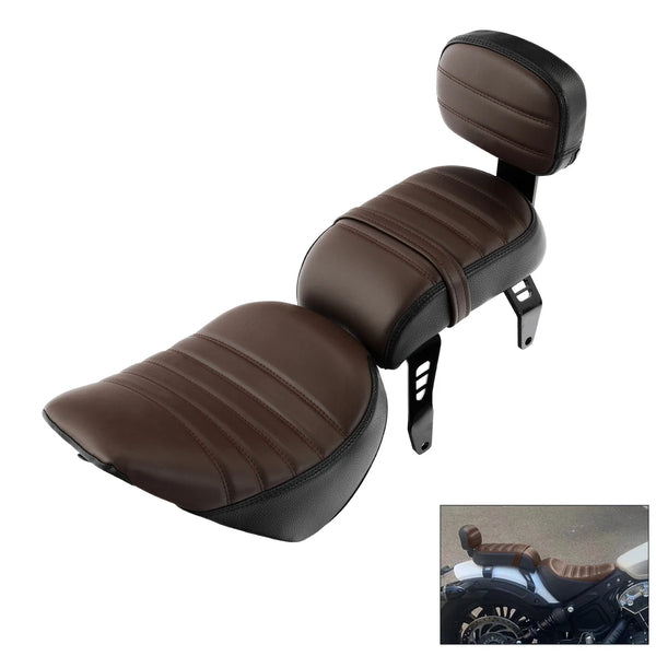 Driver Passenger Seat Backrest Fit For Indian Scout Bobber 2018-2024 Sixty 20-24