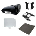 Razor Trunk Backrest Pad Rack Docking Plate Fit For Harley Street Glide 2014-26