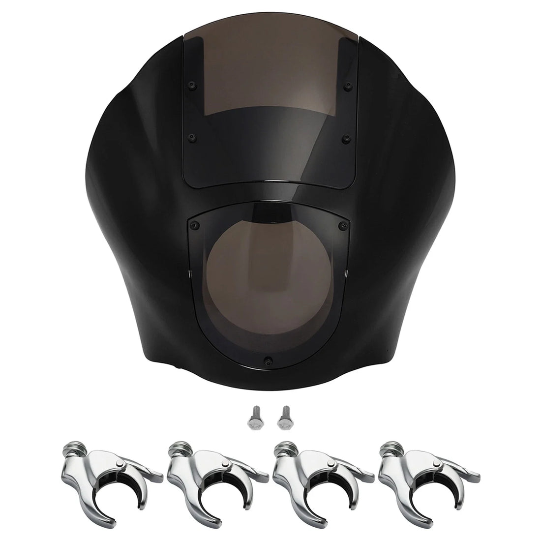 Quarter Fairing Windshield 49mm Fork Clamps Fit For Harley Dyna 06-17
