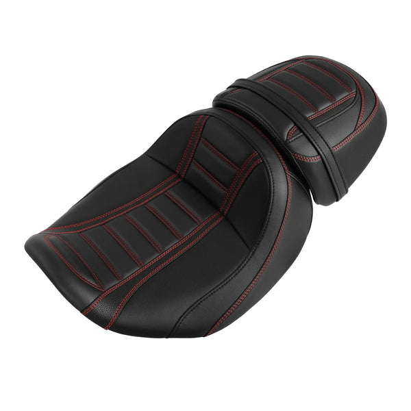 Black Red Driver Passenger Seat Fit For Harley Cvo Road Glide Fltrxse 2023-2025