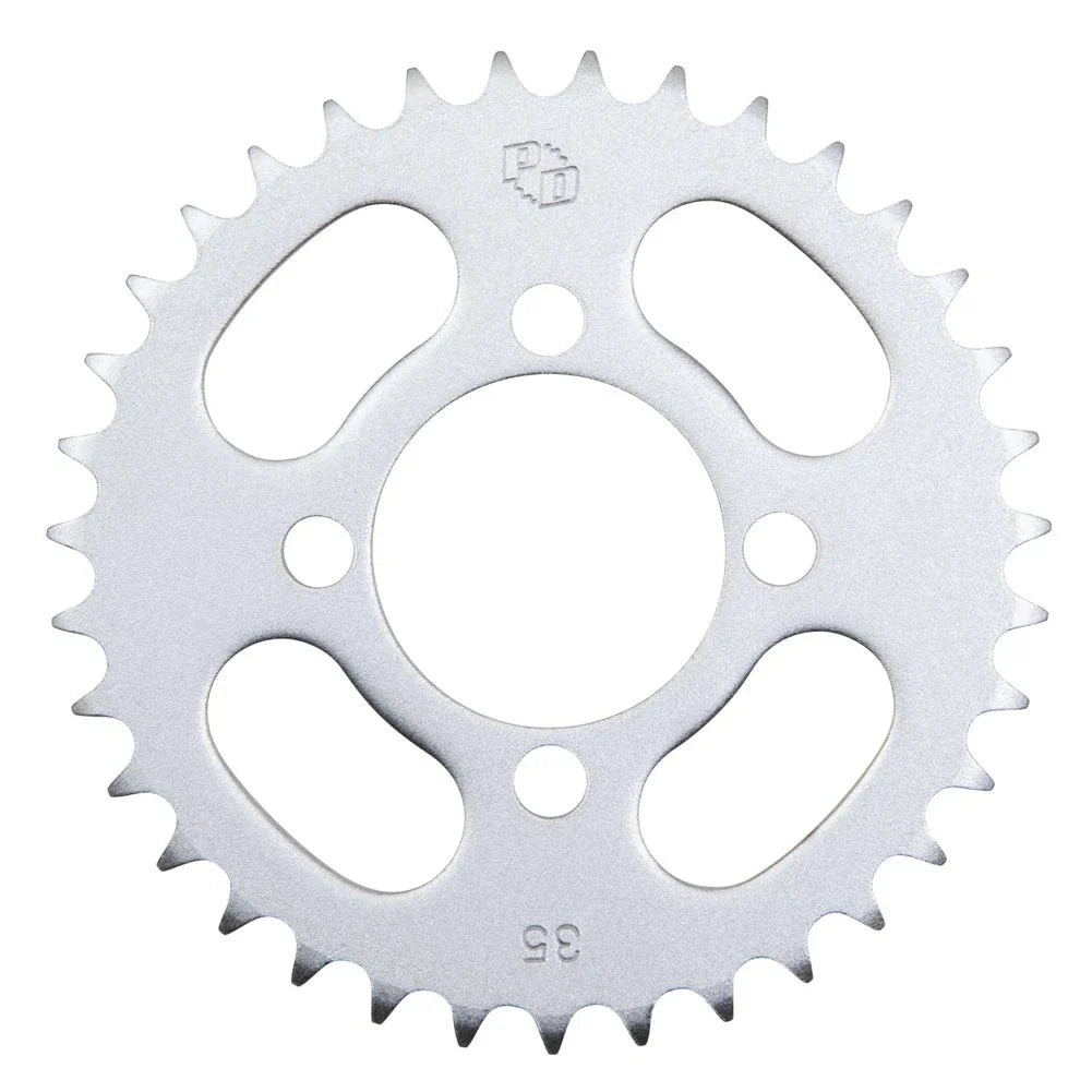Primary Drive Rear Steel Sprocket 35 Tooth Silver For Kawasaki KLX110 2002-2020