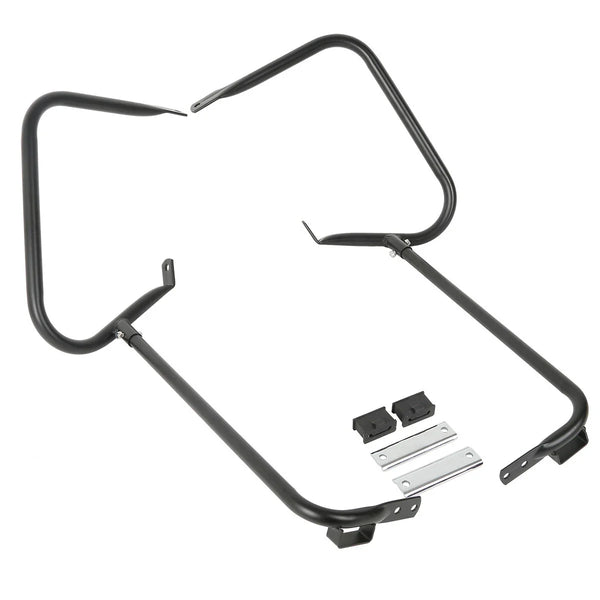 Rear Saddlebag Bag Guard Bracket Side Mount Fit For Harley Road Glide Fltr 97-08