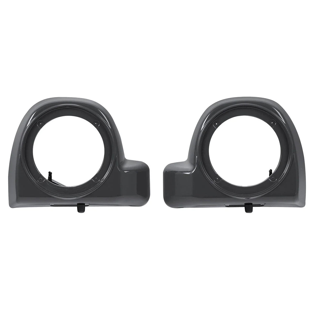 Lower Vented Fairing 6.5" Speaker Box Fit For Cvo Street Glide 2018 Gunship Gray