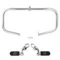 Chrome Highway Engine Guard Crash Bar Foot Pegs Fit For Harley Touring 2009-2024