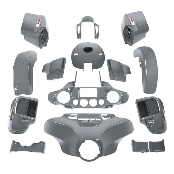 Fairing Bodywork Kit Fit For Harley Cvo Street Glide 2014-2024Gunship Gray