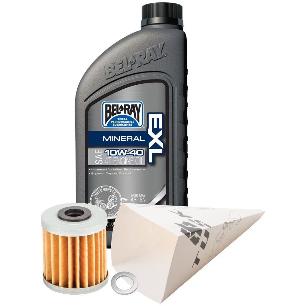 Tusk 1529860746Tusk 4-Stroke Oil Change Kit Bel-Ray Exl 10W-40