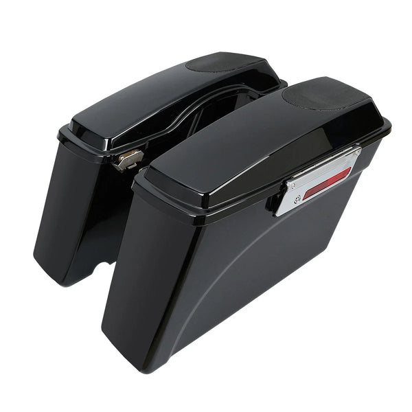 Hard Saddlebags w/ 5x7" Speaker Lids Fit For Harley Touring Road Glide 93-13