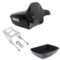 King Trunk Backrest Pad Mount Rack Fit For Harley Heritage Classic Flhcs 2018-Up