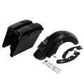 5" Stretched Saddlebags & Rear Fender System Fit For Harley Street Glide 2009-13