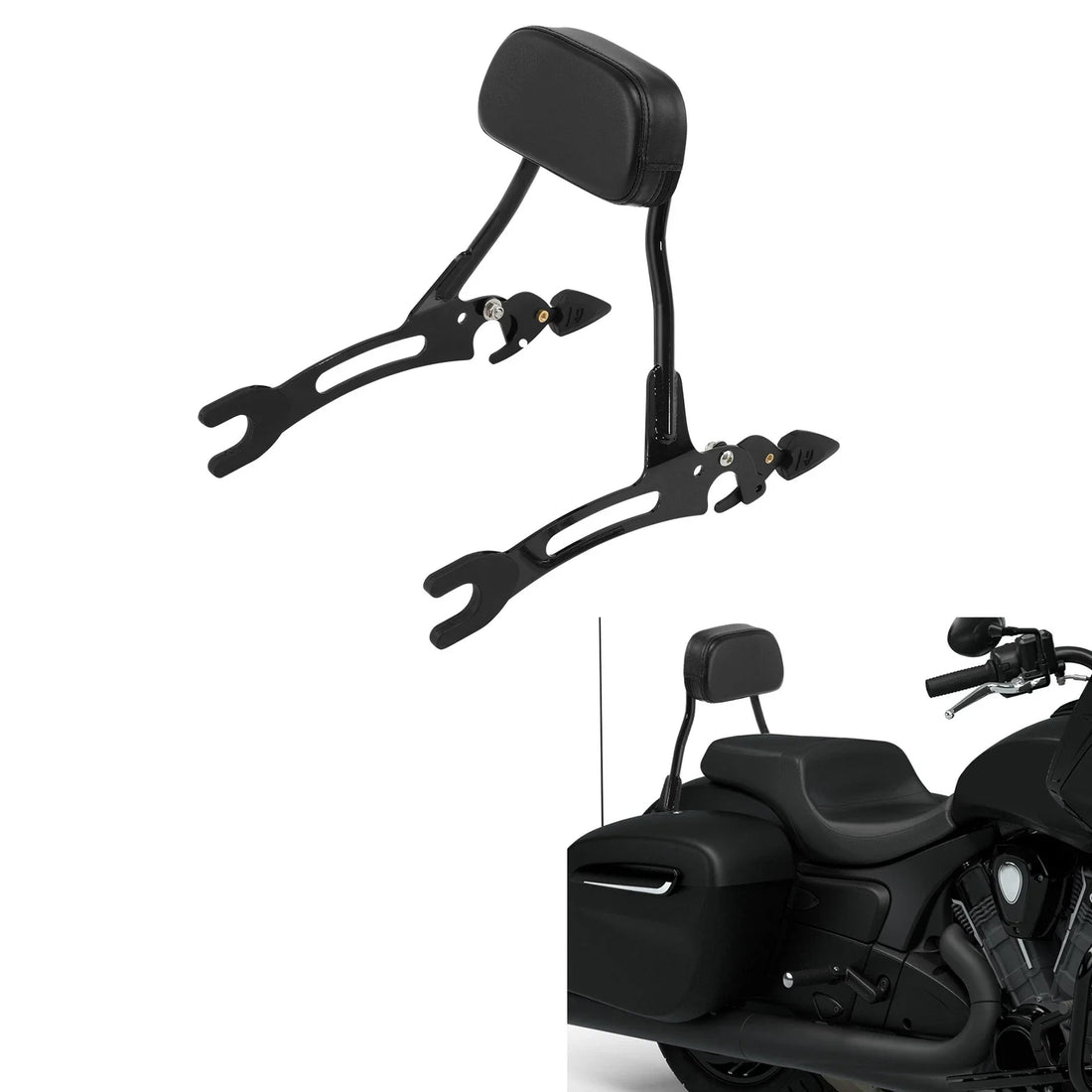 Sissy Bar Passenger Backrest Fit For Indian Chieftain Dark Horse 2016-2025