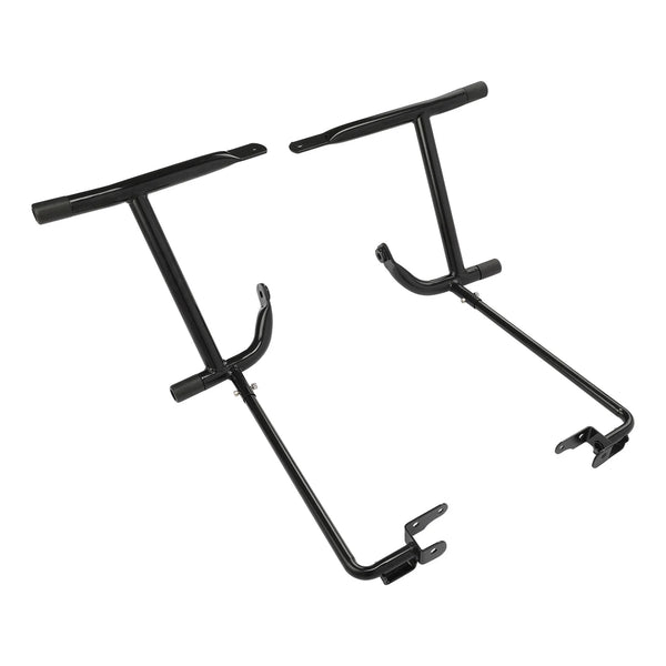 Saddlebags Bracket Guard Crash Bar Fit For Harley Touring Road Glide 14-23 Black