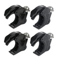 4PCS 39mm Black Windshield Windscreen Clamps Fits For Harley Dyna Sportster 883