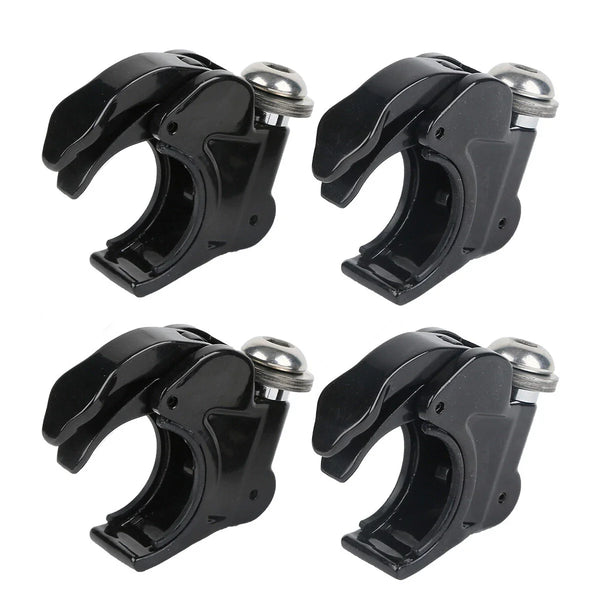 4PCS 39mm Black Windshield Windscreen Clamps Fits For Harley Dyna Sportster 883