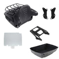 King Trunk Backrest Mount Rack Docking Plate Fit For Harley Touring models 14-26