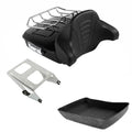 Chopped Trunk Backrest Rack Mount Rack Fit For Harley Street Road Glide 2014-26