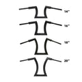 14'' 16'' 18'' 20'' Rise 2'' Ape Hanger Handlebar Fit For Harley Sportster Black