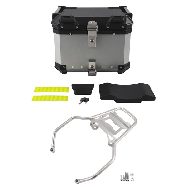 45L Trunk Top Case Luggage Box & Mount Rack Fit For BMW R1250GS LC Adv 2019-2024