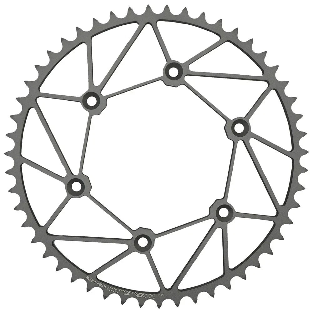 Dirt Tricks Zirconium Rear Sprocket 49 Tooth Raw For KTM 125 Egs 1994-1996