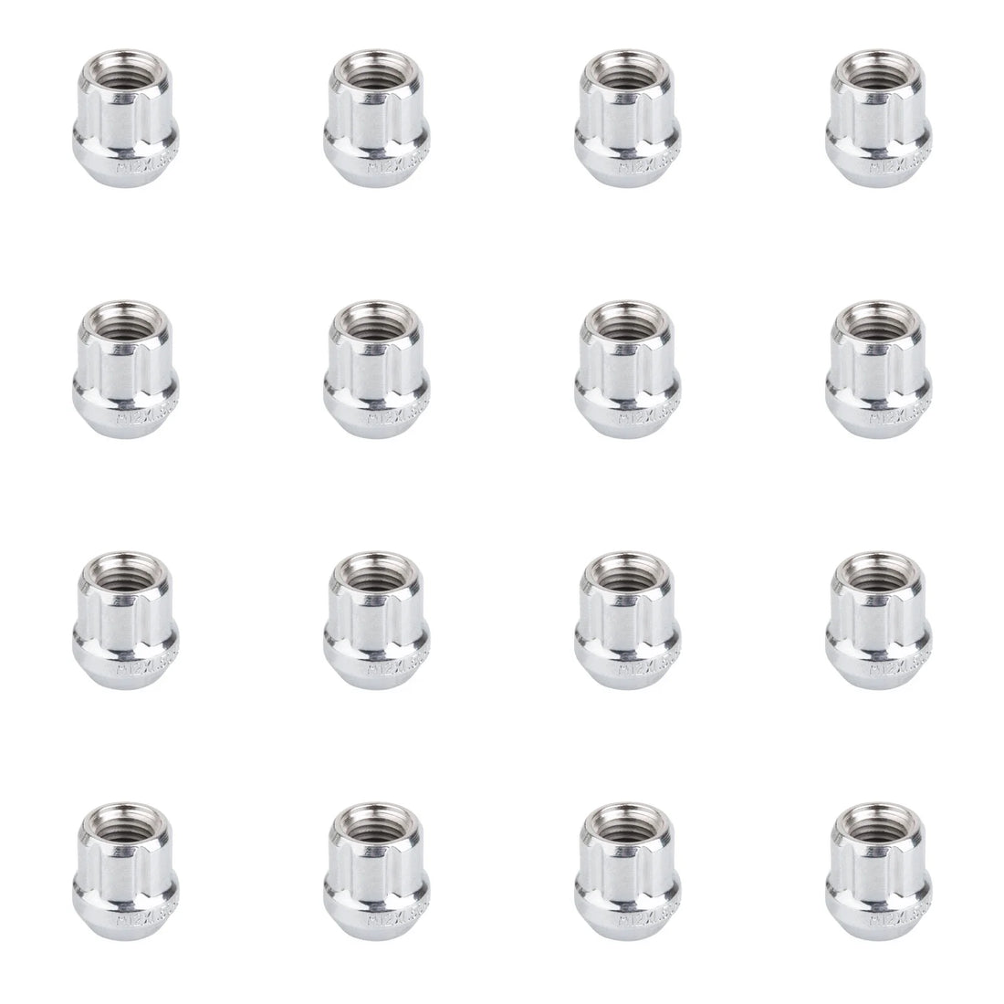 16PK Msa 20038SD9041-ad3478-16X Spln Drv Opn End Taprd LugNut 12mmx1.50mm