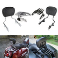 Detachable Backrest Sissy Bar/ Luggage Rack Fit For Harley Touring 2009-2025 24