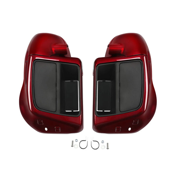 Lower Vented Fairings Fit For Harley Cvo Street Glide 14-24 Velocity Red Sunglo
