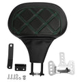 Black Green Driver Backrest Pad Fit For Harley Touring Road Street Glide 2009-24