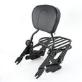 18" Backrest Sissy Bar Luggage Rack Docking Kit Fit For Harley Touring Flh 09-13