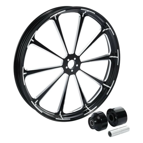 26" Front Wheel Rim Hub Single Disc Fit For Harley Touring Road Glide 1997-2021