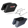Matte Black Hard Saddlebags Conversion Brackets Fit For Harley Fat Boy 2018-2025