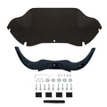 Black 9.5'' Windshield Windscreen & Trim Fit For Harley Road Glide Fltr 04-13 12