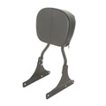 Low Sissy Bar w/ Backrest Cushion Pad Fit For Harley Heritage Softail 1986-2017