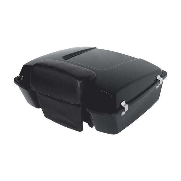 Chopped Trunk Latch Keys Backrest Fit For Harley Touring Glide 1997-2013