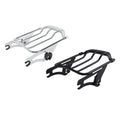 Black /Chrome Detachables Luggage Rack Fit For Harley Road King Glide 2009-2024