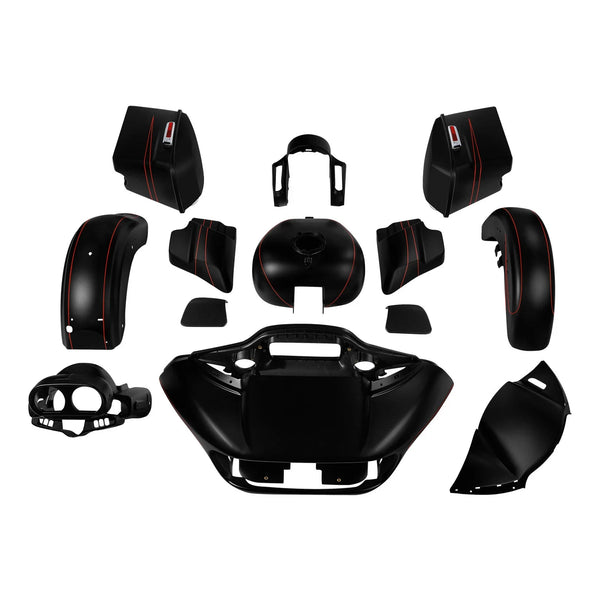 Fairings Body Work Kit Fit For Harley Road Glide Special 2015-2023 Black Denim