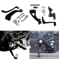 Mid Controls Shift & Brake Side Set Fit For Harley Fat Bob Fxfb Flsb 18-24 Black